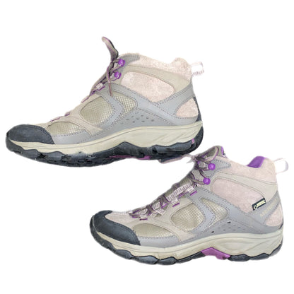 Merrell Women's Gortex Hiking Boot Grey & Purple Size 7