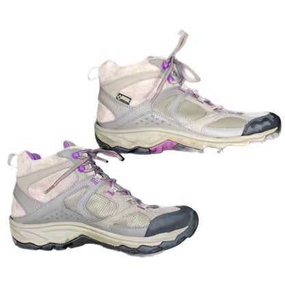 Merrell Women's Gortex Hiking Boot Grey & Purple Size 7