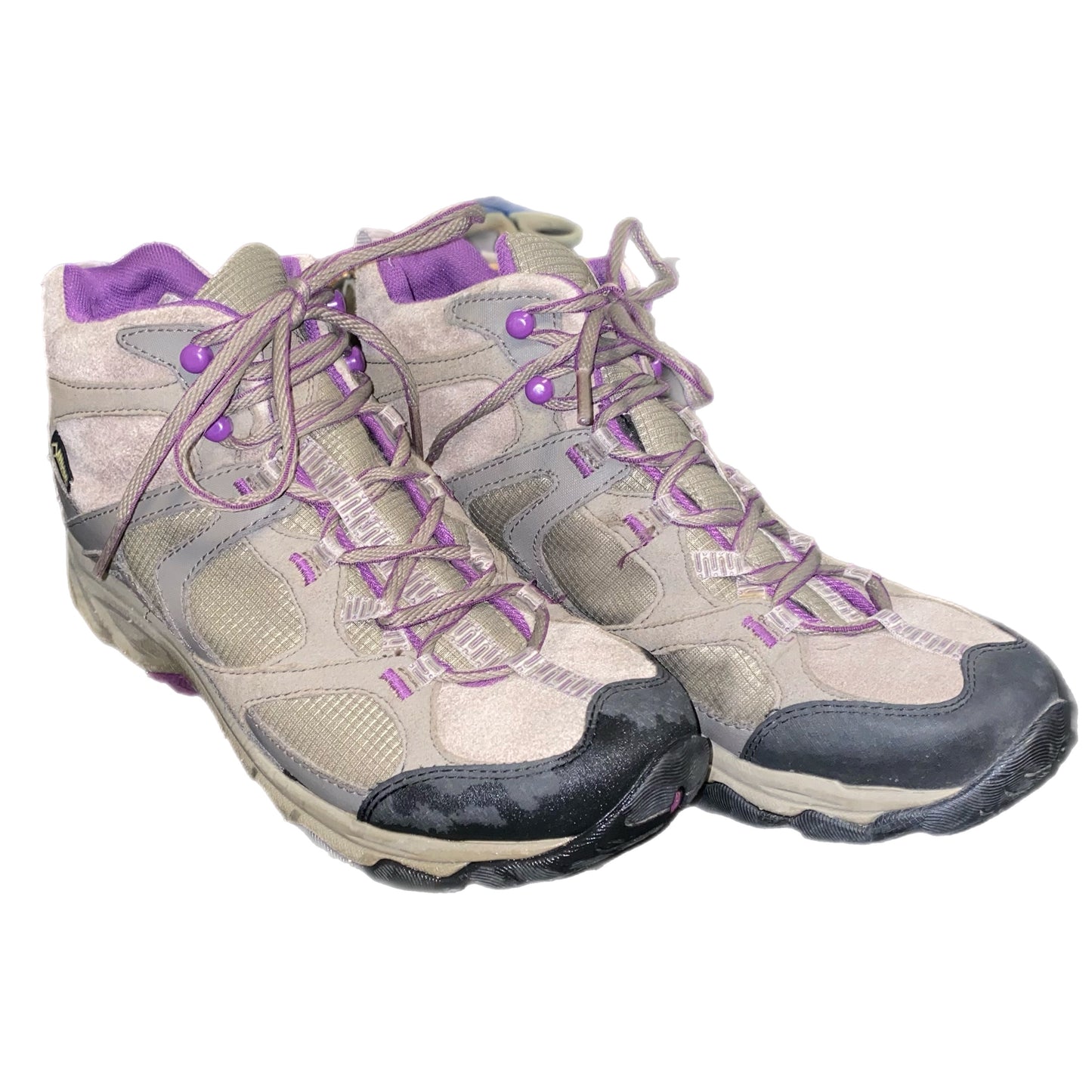 Merrell Women's Gortex Hiking Boot Grey & Purple Size 7