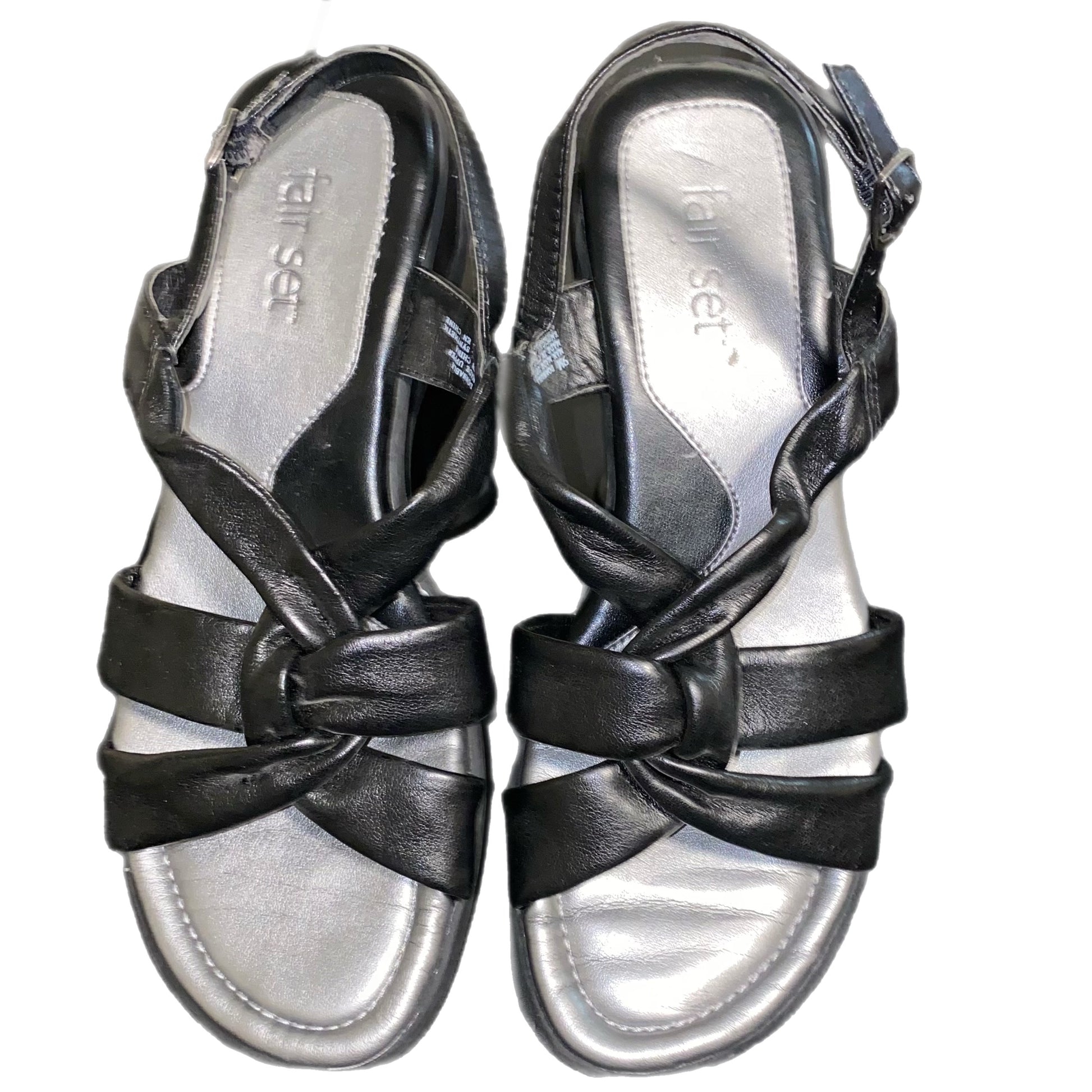 Fairset Women's Sandal Black Size 9