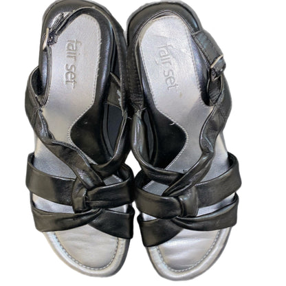 Fairset Women's Sandal Black Size 9