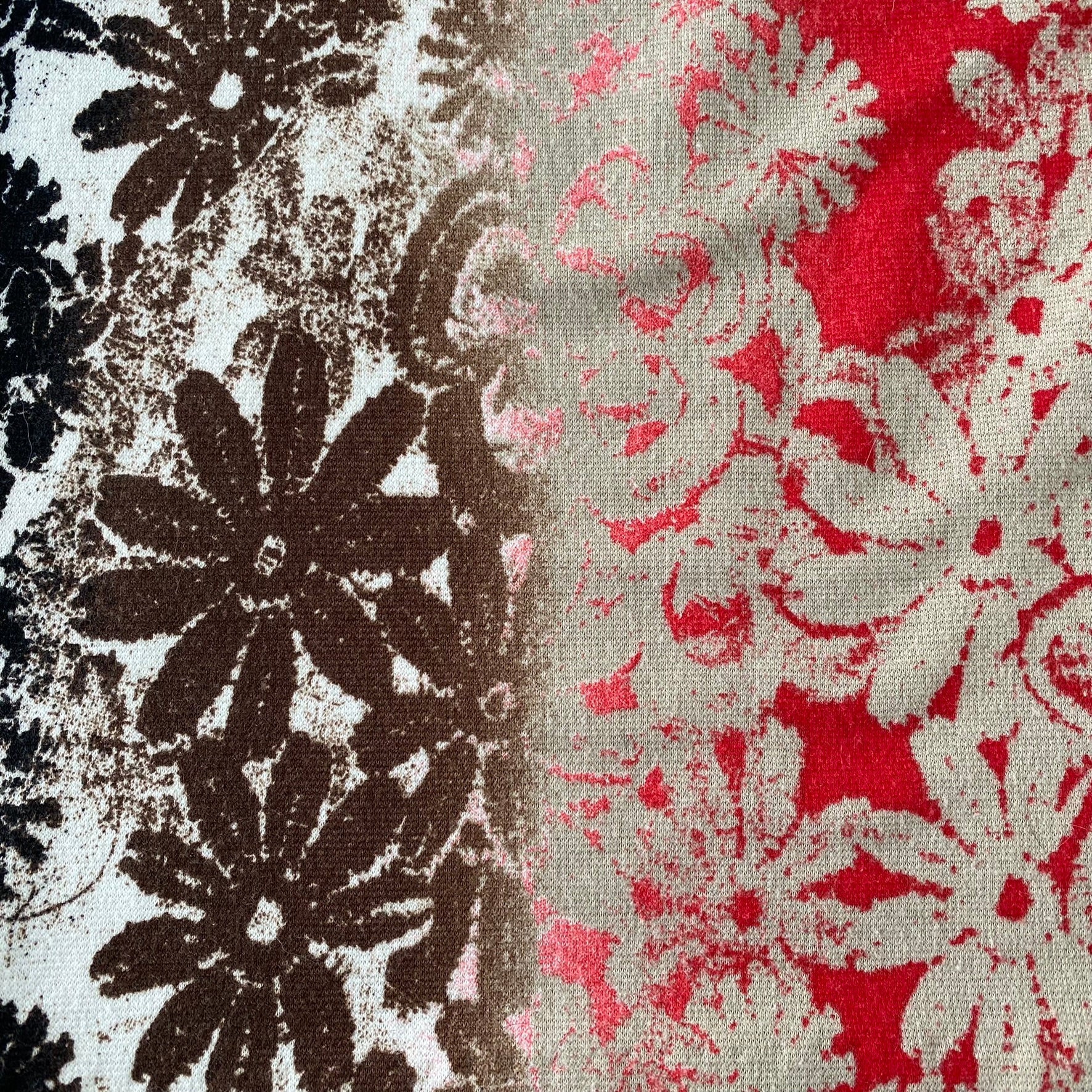 Women's Sleeveless Floral Print Sheath Dress – Elegant & Stretchy – Size 12 (London Times) fabric detailed view