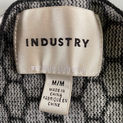 Women's Geometric Knit Sweater – Chic & Cozy – Size Medium (Industry) showing the tag med