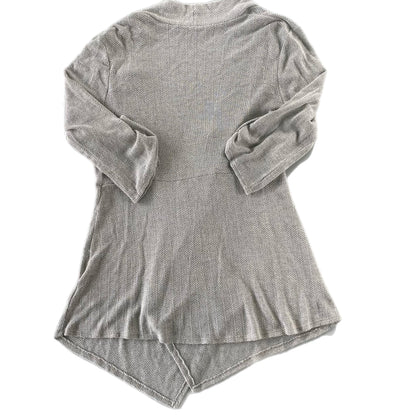 Women's Long Sleeve Draped Open-Front Cardigan – Soft & Lightweight – Size Large (B'leev) back view