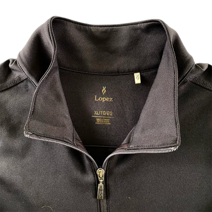 Women's Full-Zip Golf Jacket – Stretchy & Lightweight – Size XL (Nancy Lopez Golf) close up of collar