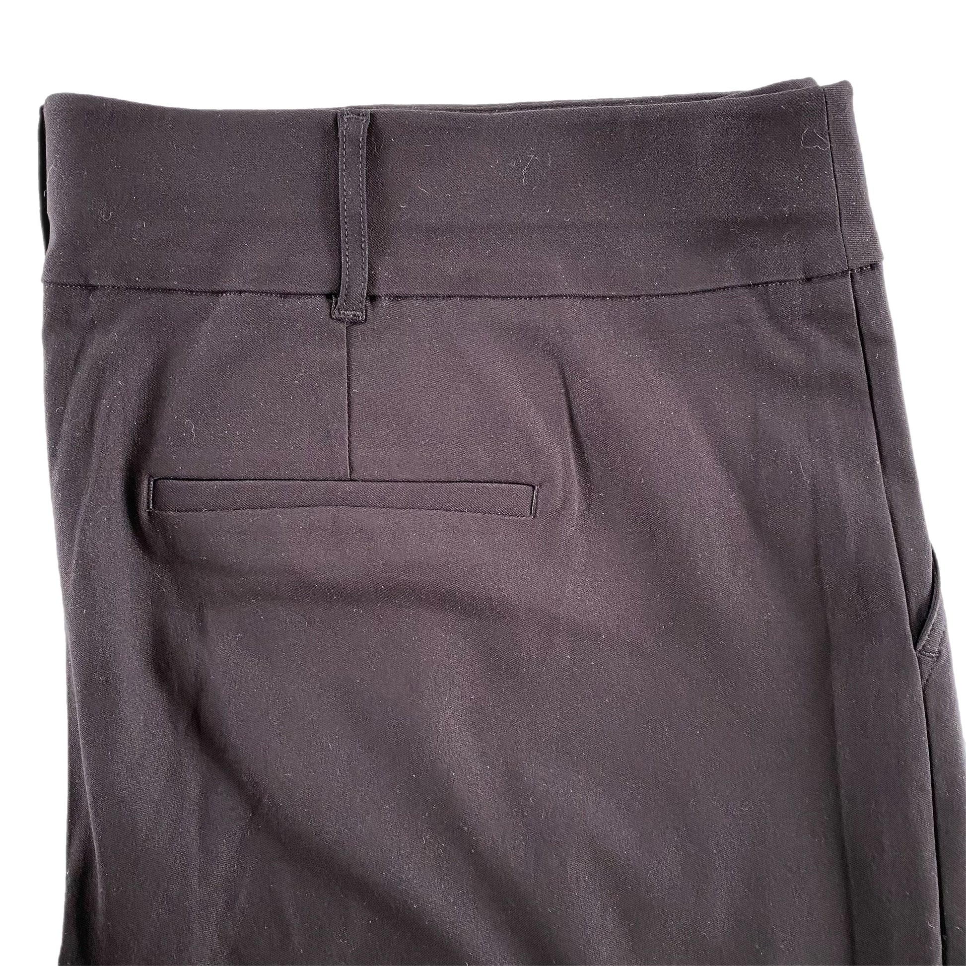 Women's Plus Size Black Relaxed-Fit Pants with Welt Back Pocket & Slanted Front Pockets, Size 24 [In Every Story] welt pocket view
